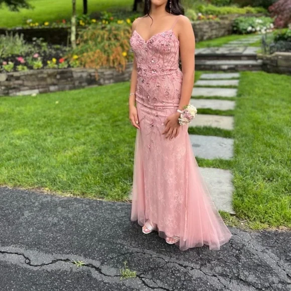 Camille La Vie Dresses | Camille La Vie Sweetheart Sleeveless Prom Gown | Color: Pink | Size: 6 | Pm-02247090's Closet